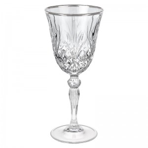 Lorren Home Trends Reagan Crystal 7.5 Oz. White Wine Glass LHT1357